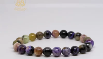 Bracelet boule Charoïte