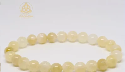 Bracelet Boule Citrine chauffée