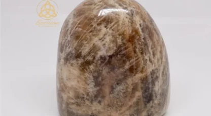 Pierre forme libre pierre de Lune noire A  275 g de Madagascar