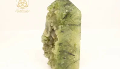 Pointe semi polie Préhnite (186g)