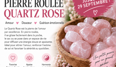 Pierre Roulée Quartz Rose