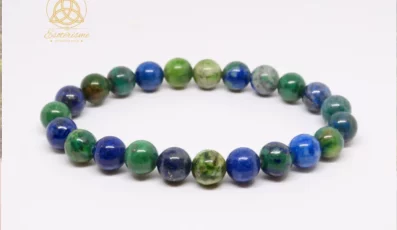 Bracelet boule Azurite Malachite