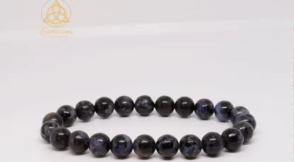 Bracelet boule 08mm Gabbro A+