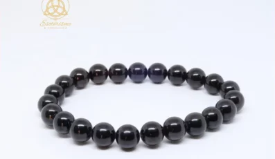 Bracelet boule grenat rouge Almandin 