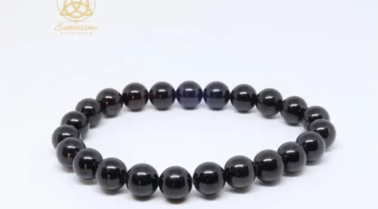 Bracelet boule 08mm grenat rouge almandin A