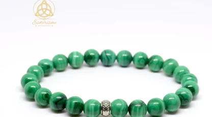 Bracelet boules Malachite Claire Congo AA