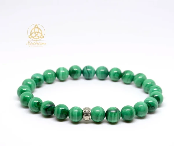 bracelet-boule-malachite-claire-8mm-esoterisme-by-william-wood