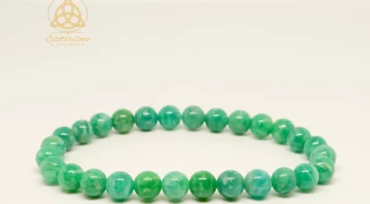 Bracelet boules Amazonite de Russie AAA