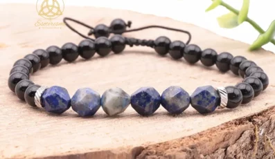 Bracelet Vibe lapis lazuli et onyx A