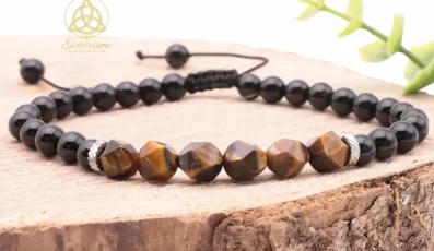 BRACELET VIBE OEIL DE TIGRE, ONYX A