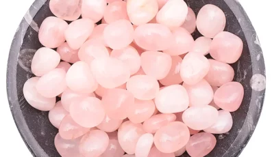 Pierre Roulée Quartz Rose