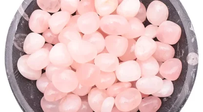 Pierre Roulée quartz rose