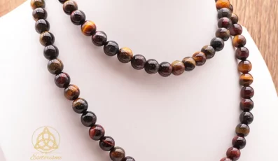 Collier boule œil multiple