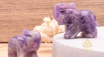 Éléphant en Améthyste