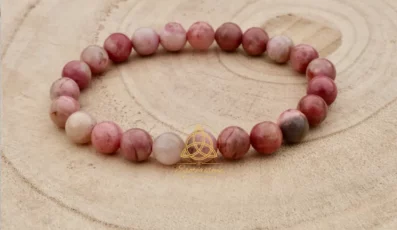 Bracelet boule Rhodonite