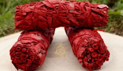 Sauge poudre encens rouge