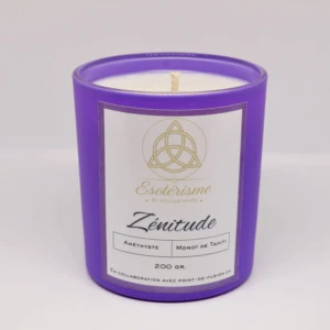 bougie parfumée améthyste