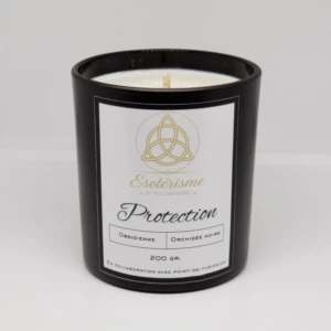 bougie parfumée obsidienne noire