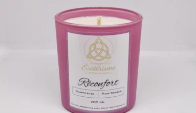 Bougie parfumée quartz rose
