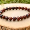 bracelet en obsidienne acajou