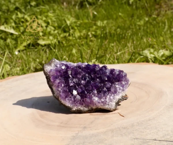 mini geode améthyste