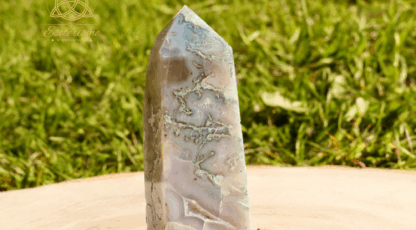 Pointe agate arbre polie (104g M3)