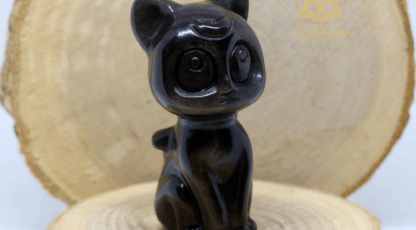 Chat obsidienne argentée