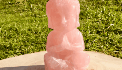 BOUDDHA INDIEN QUARTZ ROSE