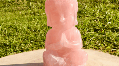 BOUDDHA INDIEN QUARTZ ROSE