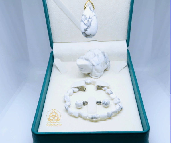 Coffret de Noël howlite