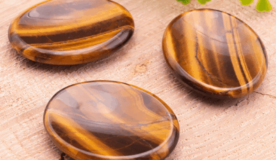 Galet anti-stress œil de tigre