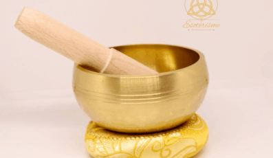 BOL TIBÉTAIN COUSSIN JAUNE