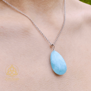 pendentif aigue marine