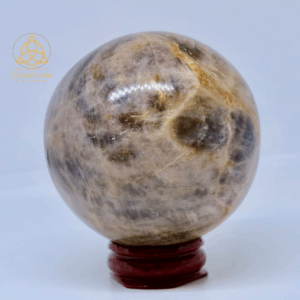 sphère en pierre de lune brune