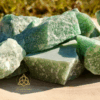 pierre brute aventurine verte