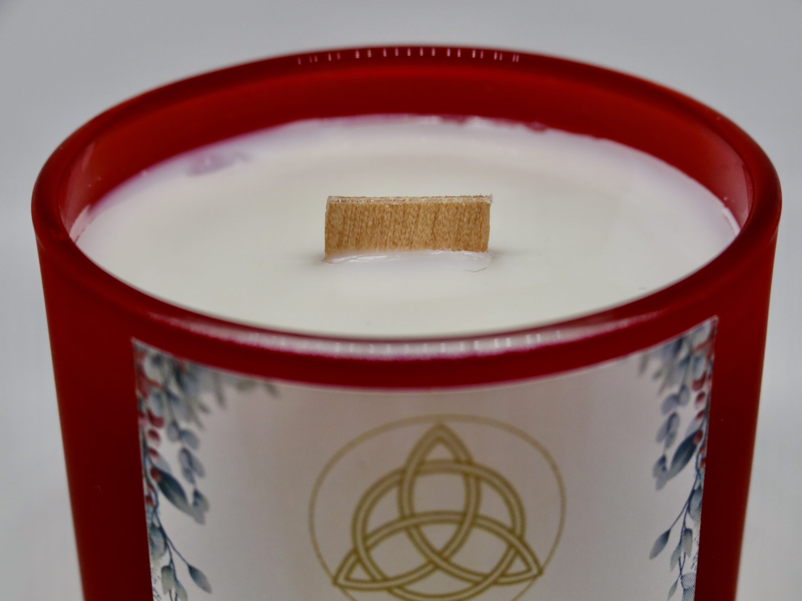 bougie de Noël flamme d’hivers