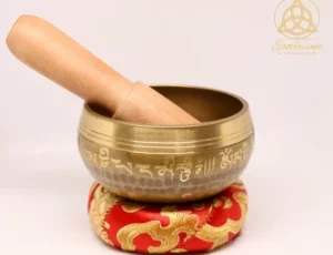 BOL TIBÉTAIN COUSSIN ROUGE