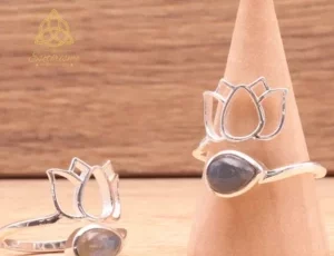Bague en labradorite (M.couronne)