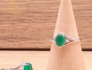 Bague en chrysoprase (M3)