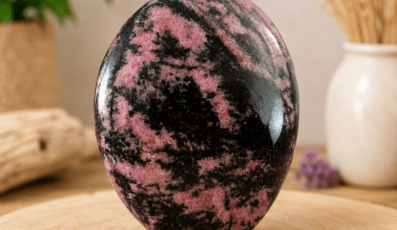 Pierre forme libre Rhodonite (608g)