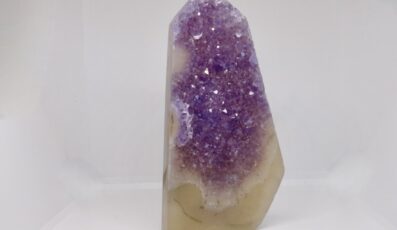 Pointe Polie Améthyste cristallisée