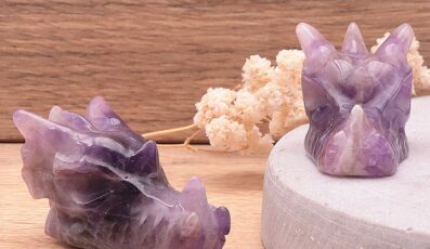 Tête de Dragon Améthyste