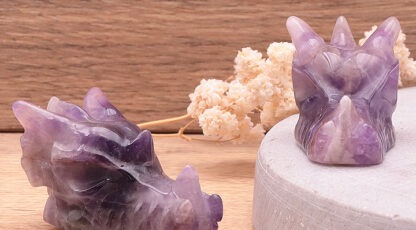 Tête de Dragon Améthyste