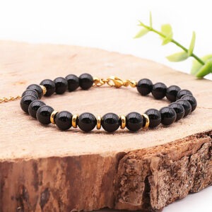 bracelet Eira doré onyx
