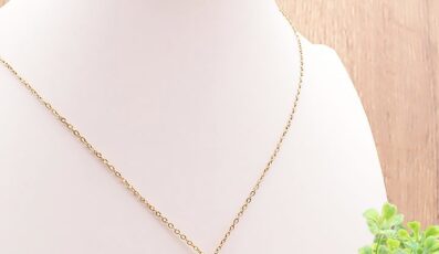 pendentif ornel doré hématite et oeil de tigre