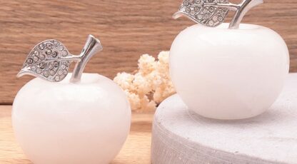 Pomme en Cristal de roche