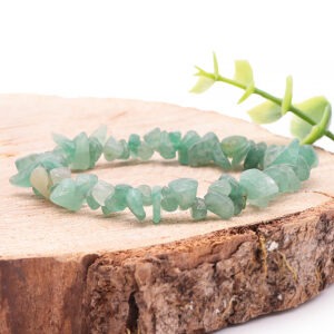 Bracelet baroque aventurine verte
