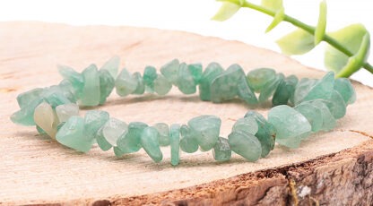 Bracelet baroque aventurine verte