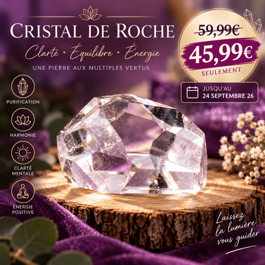 Cristaux Taillés Cristal de roche (M6)