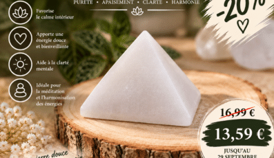 Pyramide Aventurine blanche
